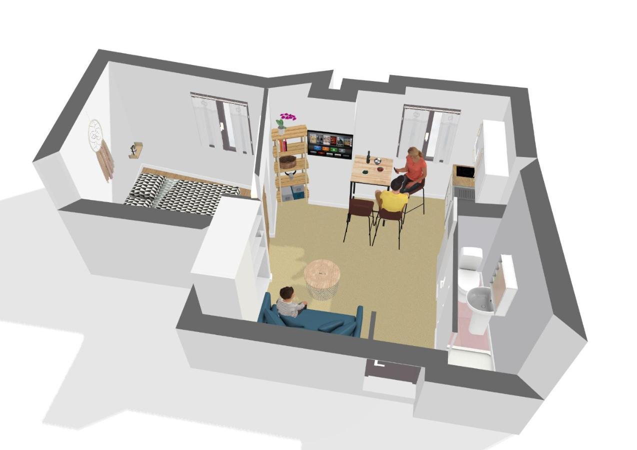 Aux Pieds De La Bonne Mere - Centre - Wifi Apartment